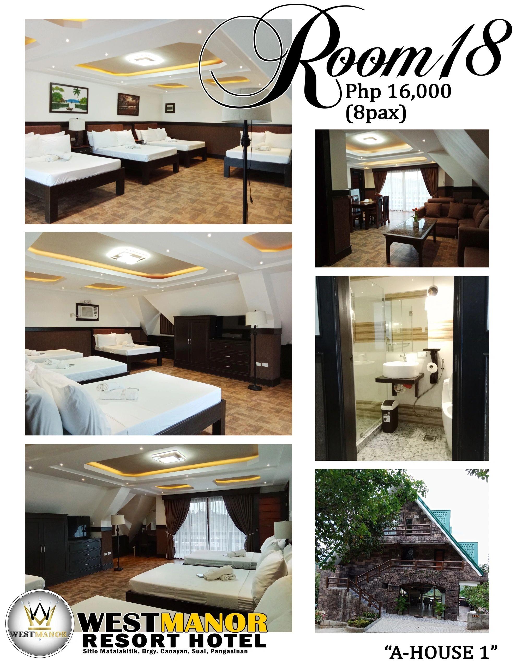 A-House 1 — Room 18 (8-pax suite)
